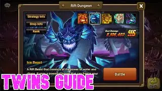 Water Rift Beast With Twins! Summoners War