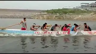 Latihan Dayung Deragon Boat, GAJAHMADA INDONESIA 🇮🇩2X500 M