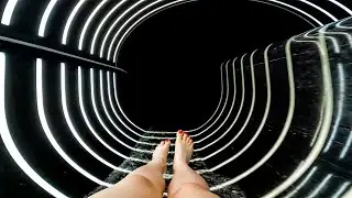 DUAL RACER Water Slide at Aqua Mundo Center Parcs De Eemhof