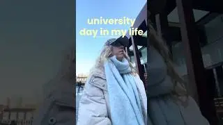 первый день униции #деньвмоейжизни #влог #университет #grwm #univlog #uni #junioryear
