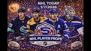 NHL Model Report 1/7/26 | Player Props, Goalie Matchups & Betting Angles