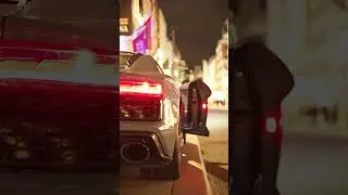 Audi R8 RWD late night drive - London, UK