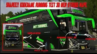 SHARE!! Kodename running text 3d new strobo wave.