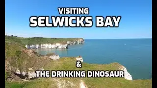 Visiting selwicks bay and the drinking dinosaur in Yorkshire
