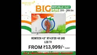 Reintech 43 Inch | Smart Android | 4k UHD LED TV'S | #REINTECH #4K #UHD #ledtv #smart_tv RT43F28