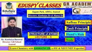 STRUCTURE OF ATOMS (Lecture &ndash; 5) with Kanhaiya Sir (JEE & NIIT/NEET Expertise)