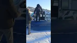Неожиданная встреча с судном на воздушной подушке #сириус