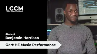Benjamin Harrison - Cert HE Music Performance 1st year student