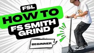 Scooter Trick Tutorial: FS SMITH LEDGE 🛴 | Step-by-Step Guide