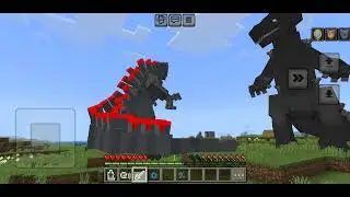Virei um Godzilla #minecraft #godzilla #caijun