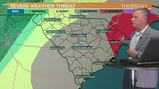 Severe storms tornado threat in South Carolina: afternoon update