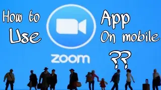 How to use zoom app on mobile for online classes in urdu (for students)