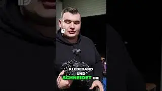 Bunte Kreativit&auml;t DIY Projekt mit Schere und Klebeband  #cartok #funny #comedy #shortvideo #viral
