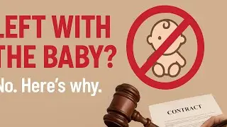 Surrogates Don't Get Stuck With the BABY - Here's The Legal Truth ... Part 1