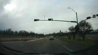 Driving through Dangerfield, Texas