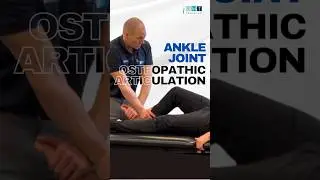 Gentle Ankle Pain Treatment with Osteopathic Articulation #osteopathy #physicaltherapy #anklepain