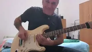 iron maiden -  hallowed be thy name guitar solo Adrian Smith cover