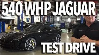 540 WHP Jaguar F-Type R Test Drive with John Hennessey
