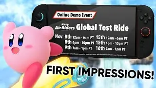 Kirby Air Riders Demo IS OUT NOW! - First Impressions/Tutorial