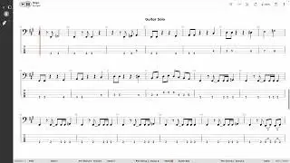 Europe - Ninja (BASS TAB PLAY ALONG)
