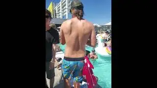 W hotel rooftop pool party 2021 fun