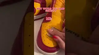 No it doesn&rsquo;t mess them up‼️ It&rsquo;s so the paint adheres better! #customshoes #sneakerhead #painting