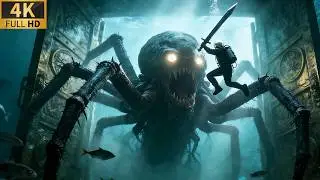 Full Film：His Comrade Impaled By A Colossal Spider！He Hunts Its Lair To Slay Its Brood！