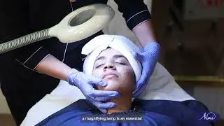 Skin analysis using magnifying lamp and wood lamp   | NIMI | DIGITAL | HINDI |