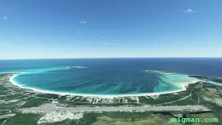 Bahamas | Berry Islands | Great Harbour Cay Airport | Drone footage --/o\-- MiGMan's World Tour MSFS