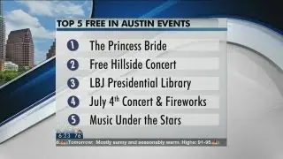 Top 5 Free-in-Austin events