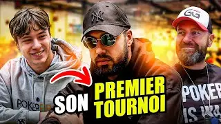 WELCOME TO LAS VEGAS 🤑 Le Gagnant du Stacking $50,000 Joue son Premier Tournoi Live 🏆