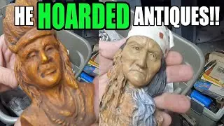 ANTIQUE HOARDERS Storage Unit!! I Paid $3,000 - He Hoarded Cool Stuff!!