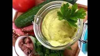 Majonez domowy z anchois i kaparami ,idealny do sałatek i kanapek #majonez