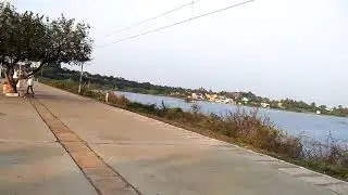 Train through the banks of Paranur Lake | Chendur Express