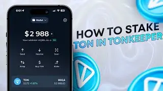 How To Stake Toncoin ($TON) using Tonkeeper Wallet