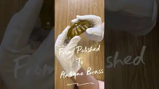 Polished To Antique Brass