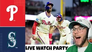 PHILLIES VS MARINERS GAME WATCH PARTY!