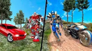 Offroad Robot Transport Truck Driving Simulator 2018 - Android Gameplay