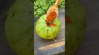 Traditional Fresh Guava Masala 🤤 | #shorts #food #masala #guava