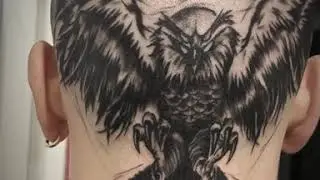 Head tattoo / Tatuaj pe cap