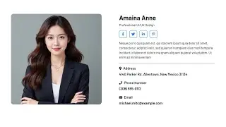 Project Bio with HTML CSS | HTML CSS Project Bio @raselcoder