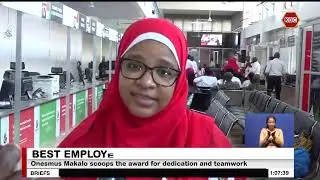 Huduma Centre Mombasa gifts its best employee of the year