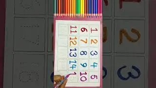 123 number learning for kids | 1 to 20 number learning for toddler | read and write for kids |