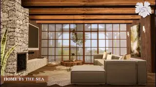HOME BY THE SEA | SIMS 4 CC SPEED BUILD | DOWNLOAD LINK (TRAY+CC)