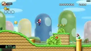 New Super Mario Bros. Wii Race #4 (With Bird)