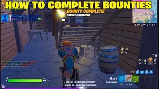 COMPLETE BOUNTIES & BOUNTY LOCATIONS! (FORTNITE SEASON 5 WEEK 1 CHALLENGES!)