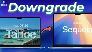 💫How to Downgrade macOS Tahoe to macOS Sequoia Without Losing Data