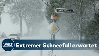 SCHNEE SATT: Norddeutschland bereitet sich auf Schneest&uuml;rme und Dauerfrost vor