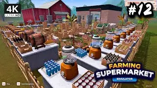 Farming & Supermarket Simulator +Reshade #12 All Product and Farm Unlocked Longplay NoCommentary