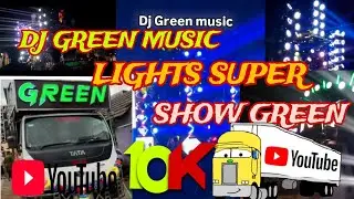 dj green music big daddy setup and display lights At_gotamara green music